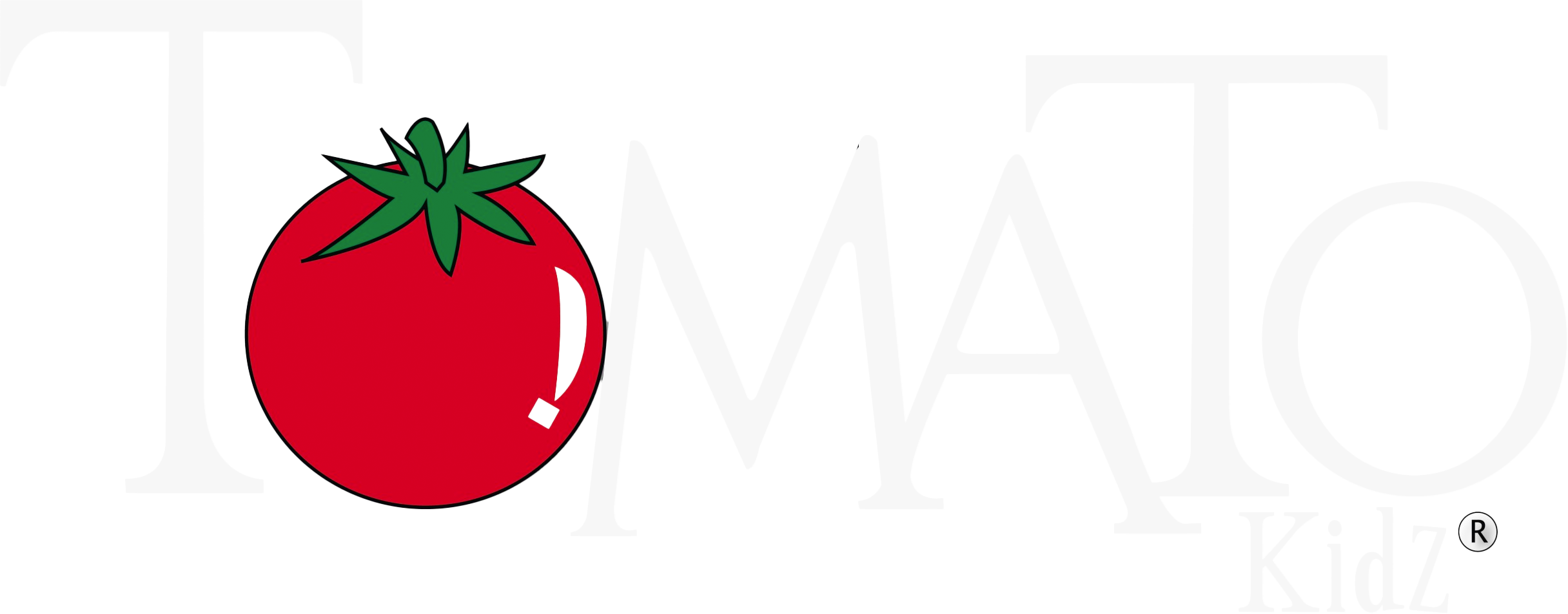 tomato kidz white logo